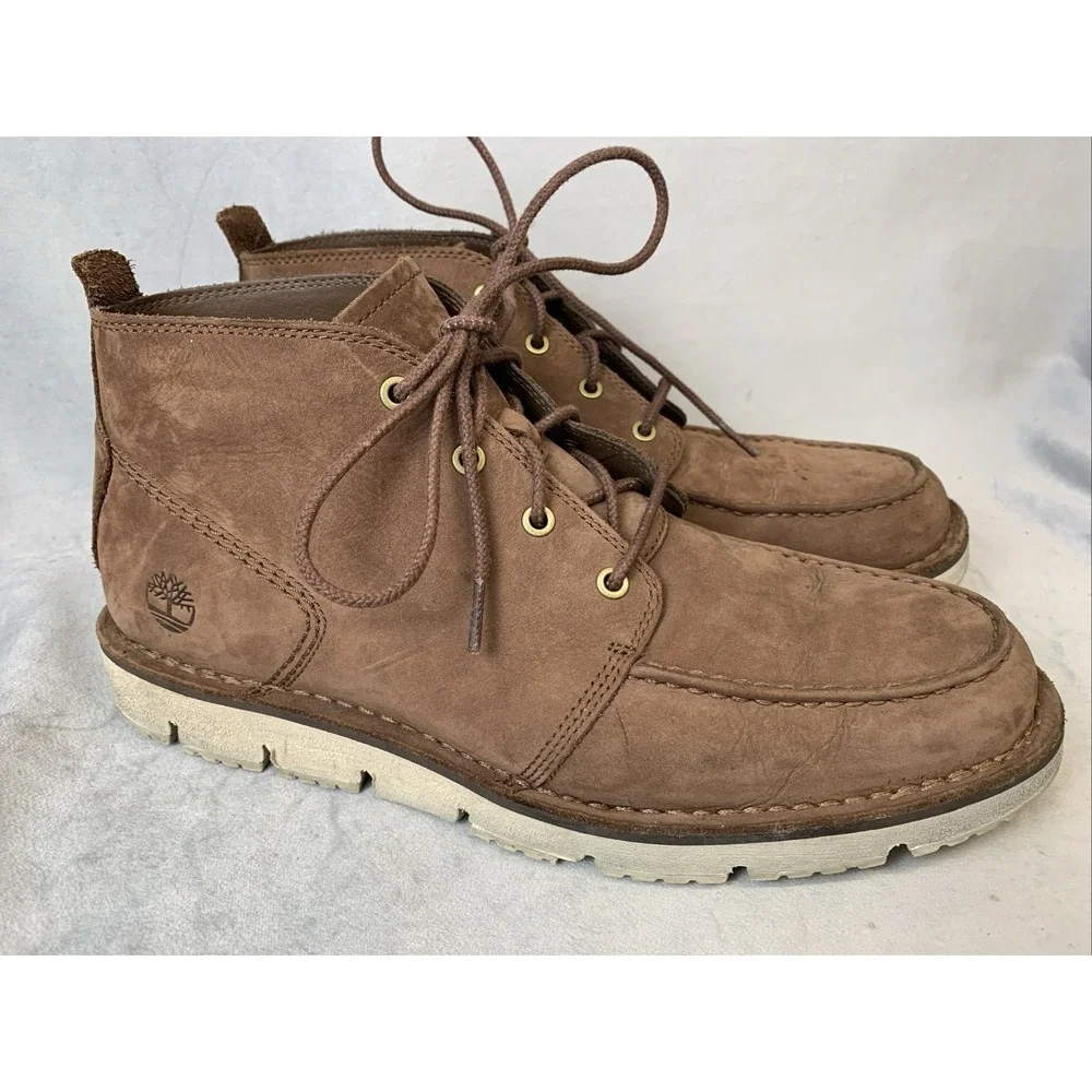 Timberland Chukka Boots Men's Size 11 Premium Suede‎ Shoes With Sensorflex